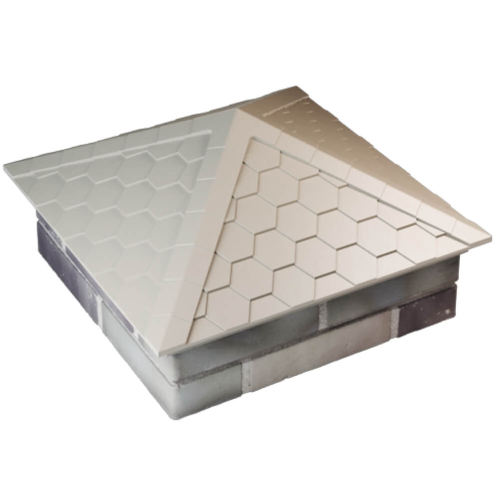 Колпак Zking Эверест Бежевый на столб 2х2 кирпича (535х535мм) Обнинск фото