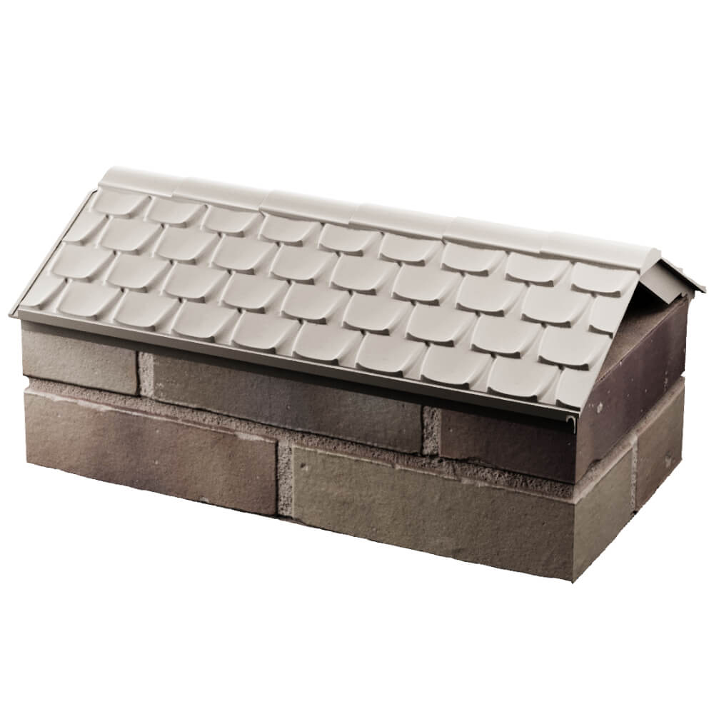 Парапет Zking Эльбрус Бежевый с посадкой на 1 кирпич (255мм) в Обнинске фото