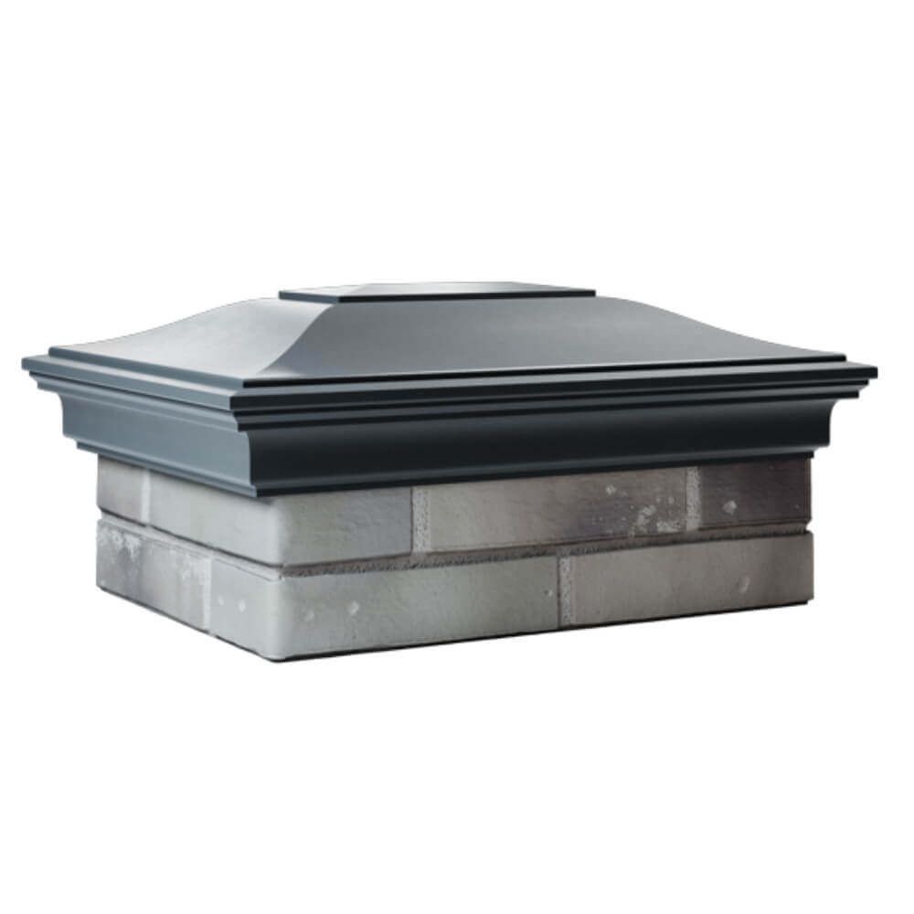 Колпак Zking Монблан Серый на столб 2х1.5 кирпича (515х385мм) в Обнинске фото