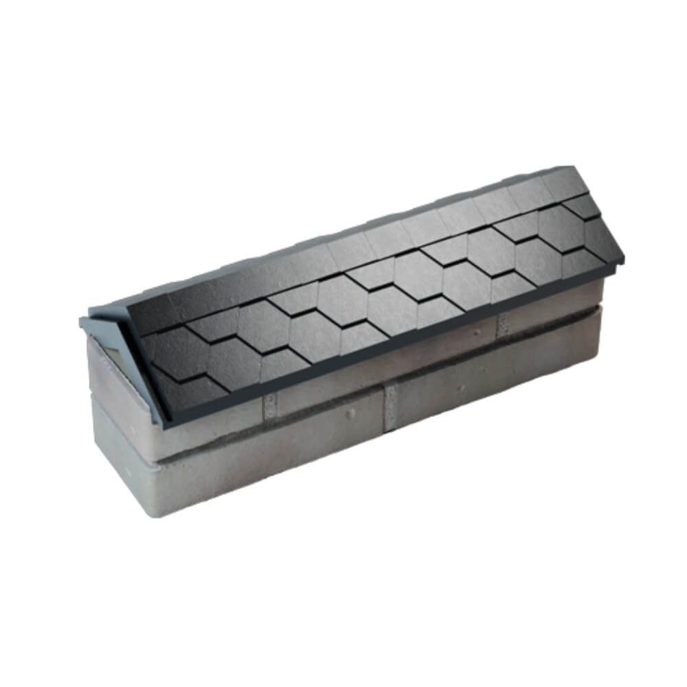 Парапет Zking Эверест Черный с посадкой на 0.5 кирпича (130мм) в Обнинске фото