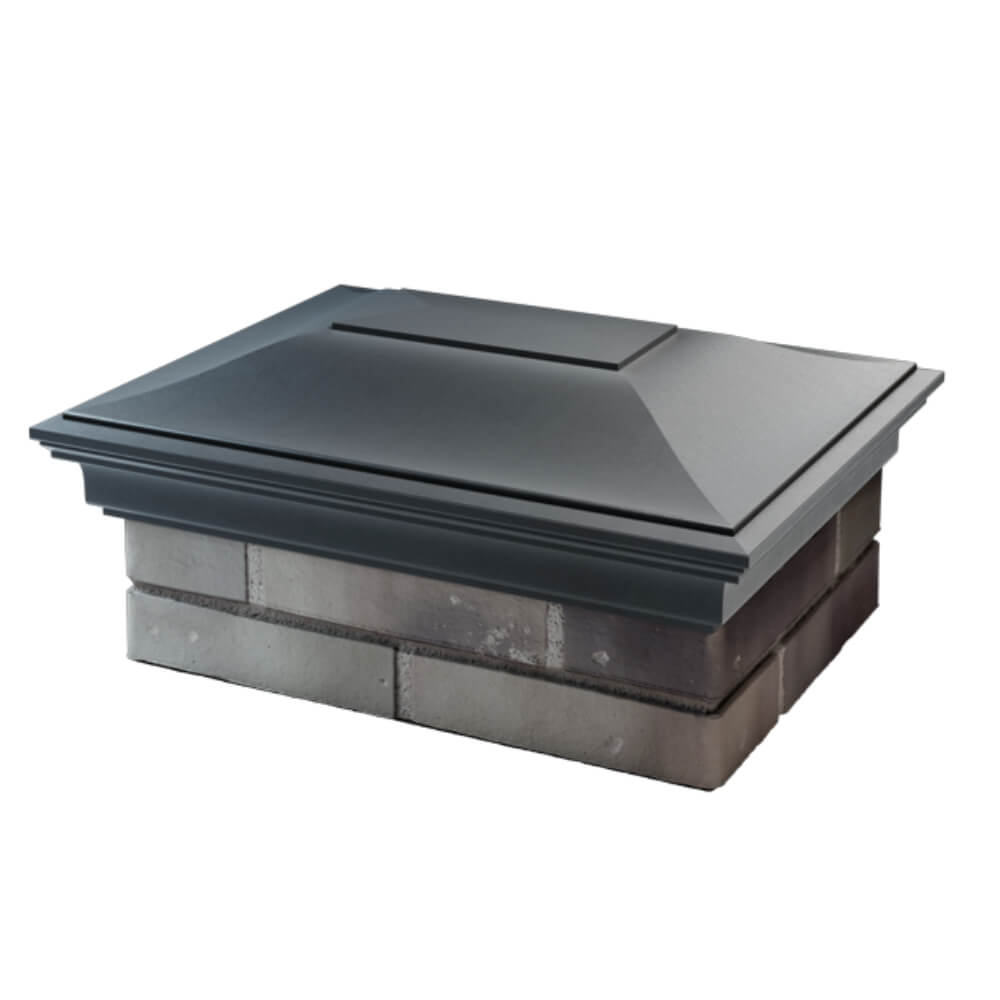 Колпак Zking Монблан Серый на столб 2х1.5 кирпича (515х385мм) в Обнинске фото