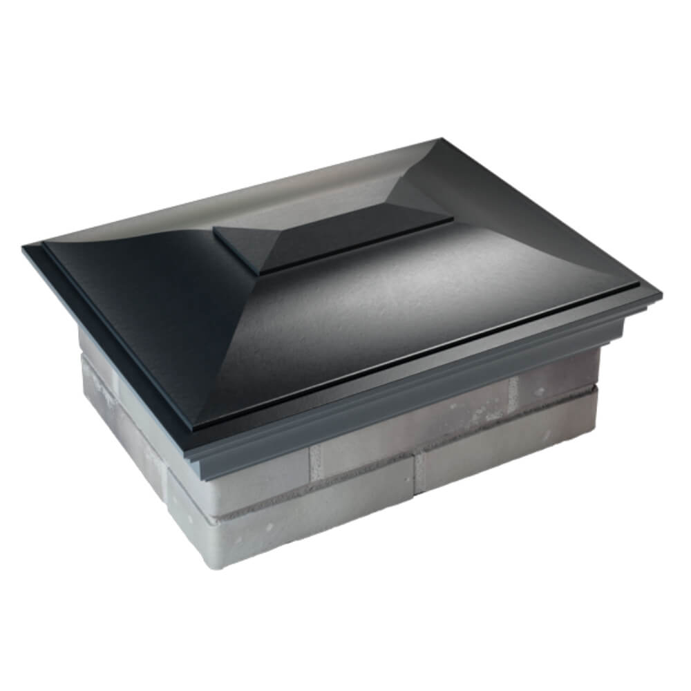 Колпак Zking Монблан Черный на столб 2х1.5 кирпича (515х385мм) Обнинск фото