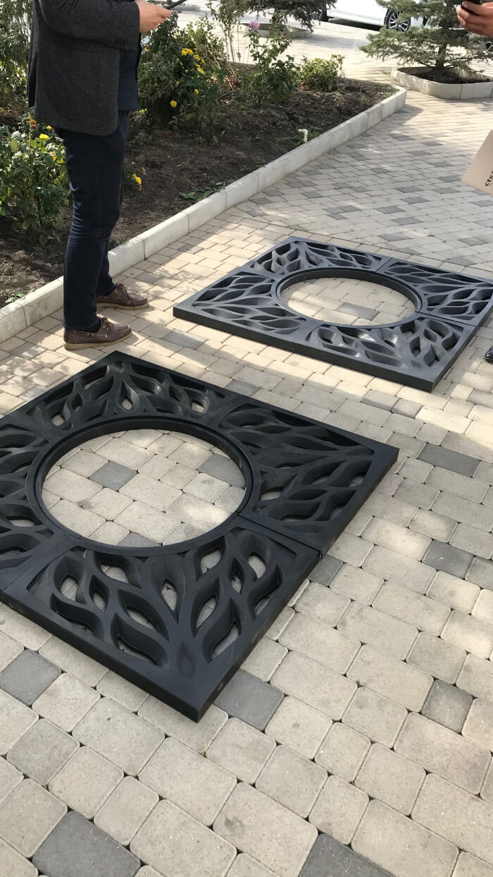 Приствольная решетка для дерева ZKING CRUST 1.2х1.2м Черная в Обнинске фото