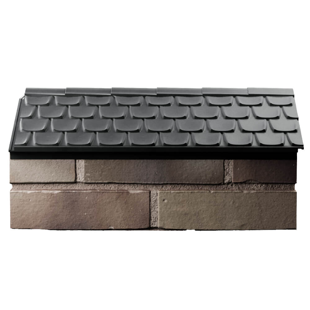Парапет Zking Эльбрус Серый с посадкой на 1 кирпич (255мм) в Обнинске фото