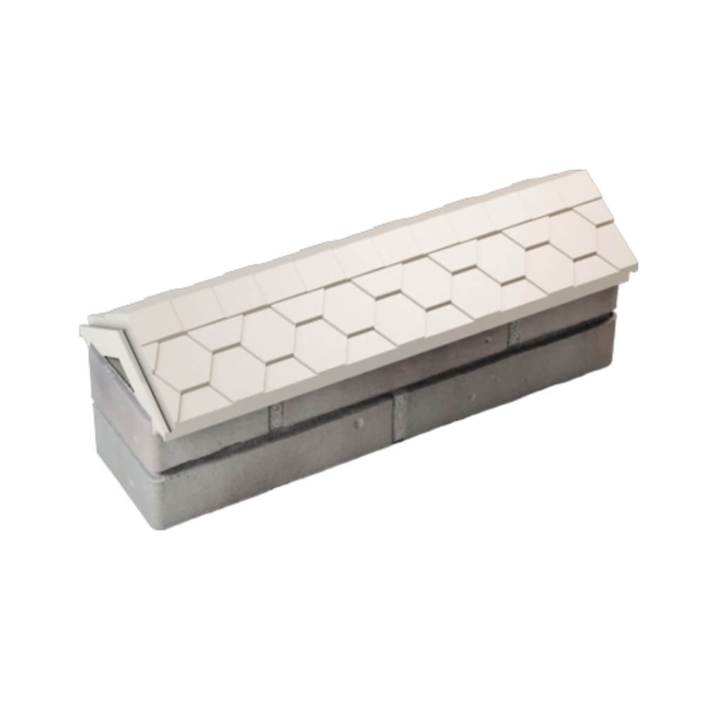 Парапет Zking Эверест Бежевый с посадкой на 0.5 кирпича (130мм) в Обнинске фото