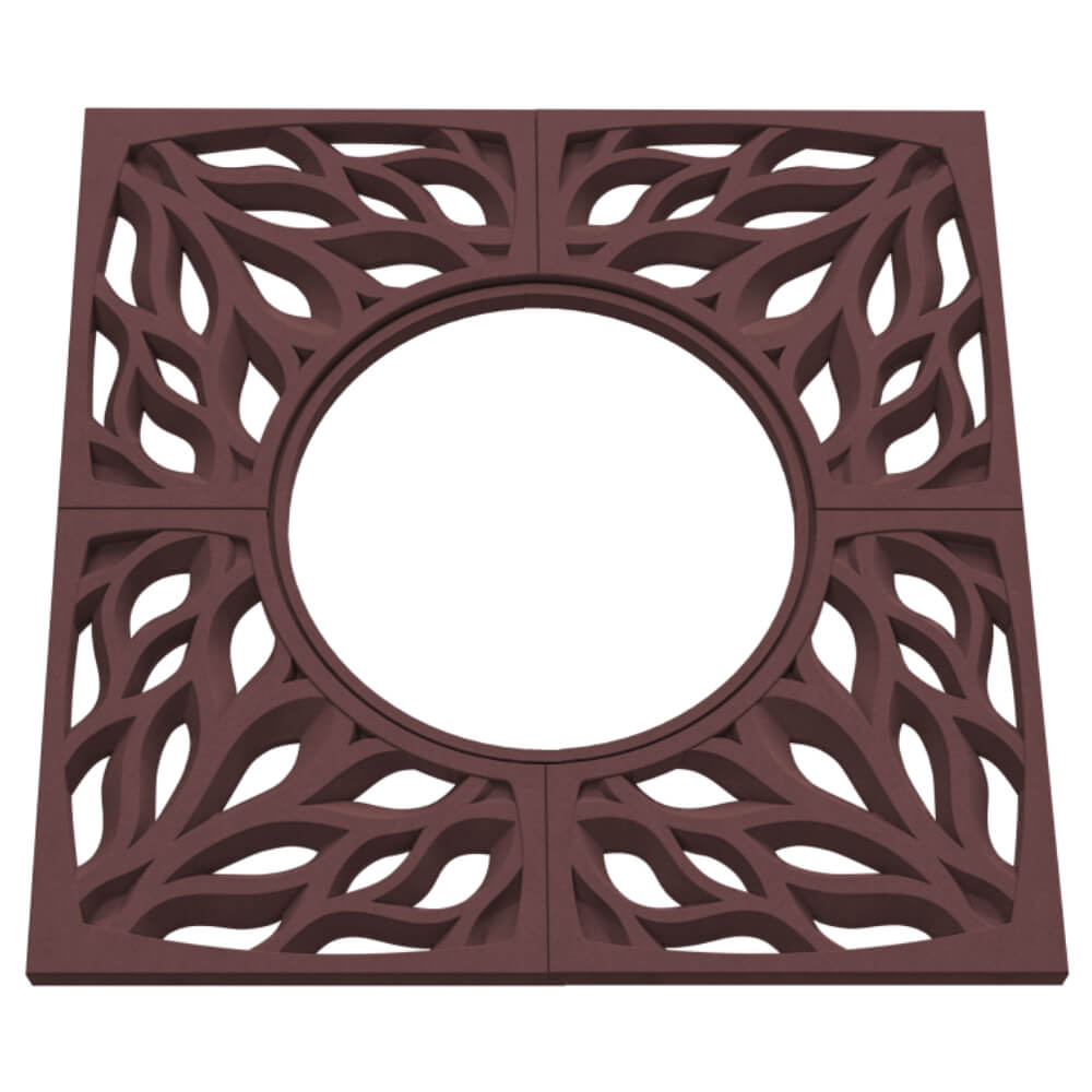 Приствольная решетка для дерева ZKING CRUST 1.2х1.2м Коричневая в Обнинске фото