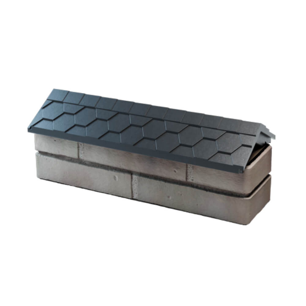 Парапет Zking Эверест Серый с посадкой на 0.5 кирпича (130мм) в Обнинске фото