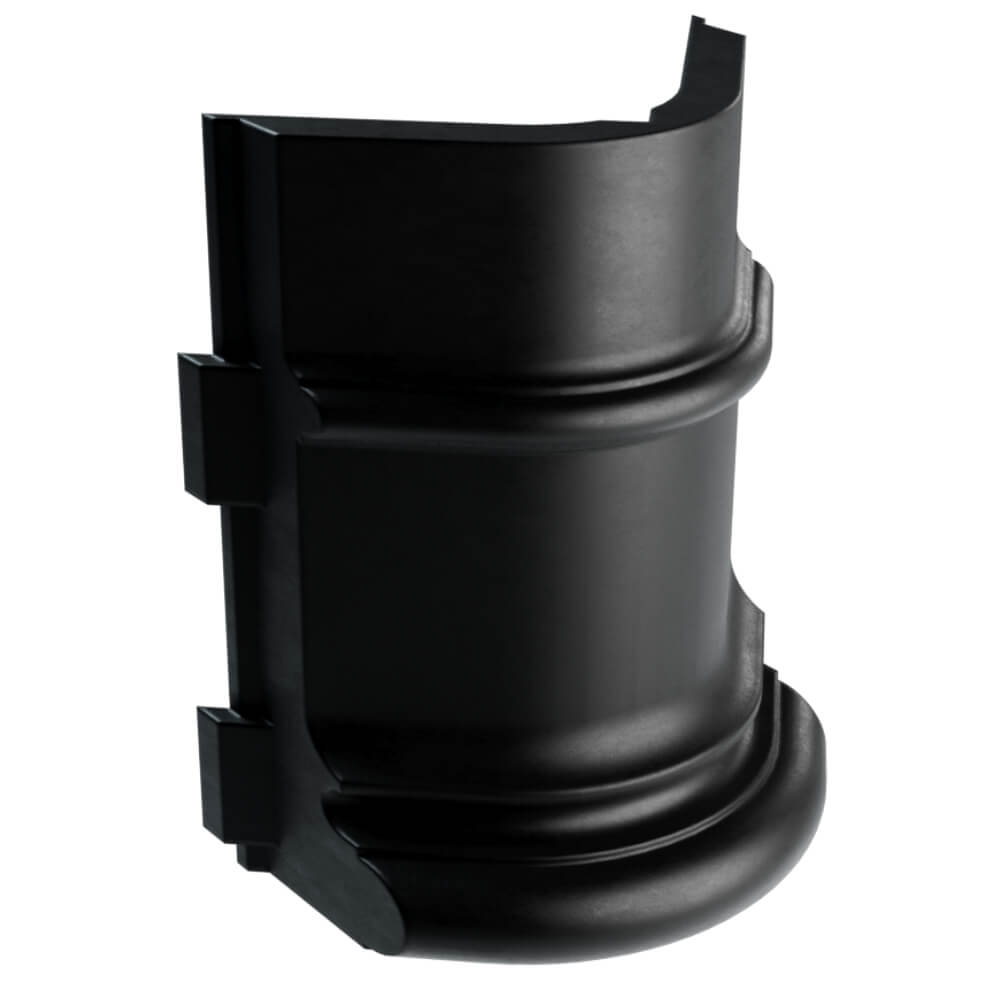 Подступенок угловой Verona 110х140х30мм Черный