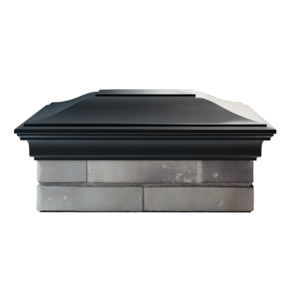 Колпак Zking Монблан Черный на столб 2х1.5 кирпича (515х385мм) в Обнинске фото