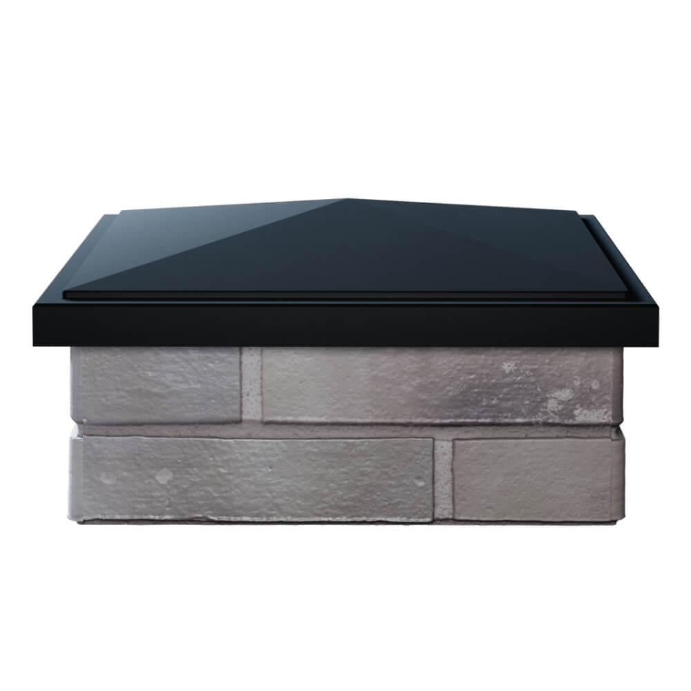 Колпак Zking БонаМоно Черный на столб 1.5х1.5 кирпича (385х385, 400х400мм) Обнинск фото