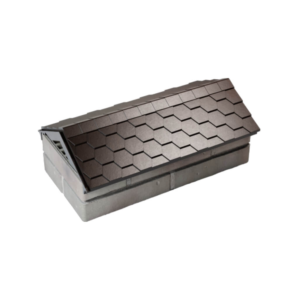 Парапет Zking Эверест Коричневый с посадкой на 1 кирпич (200/225/255мм) в Обнинске фото