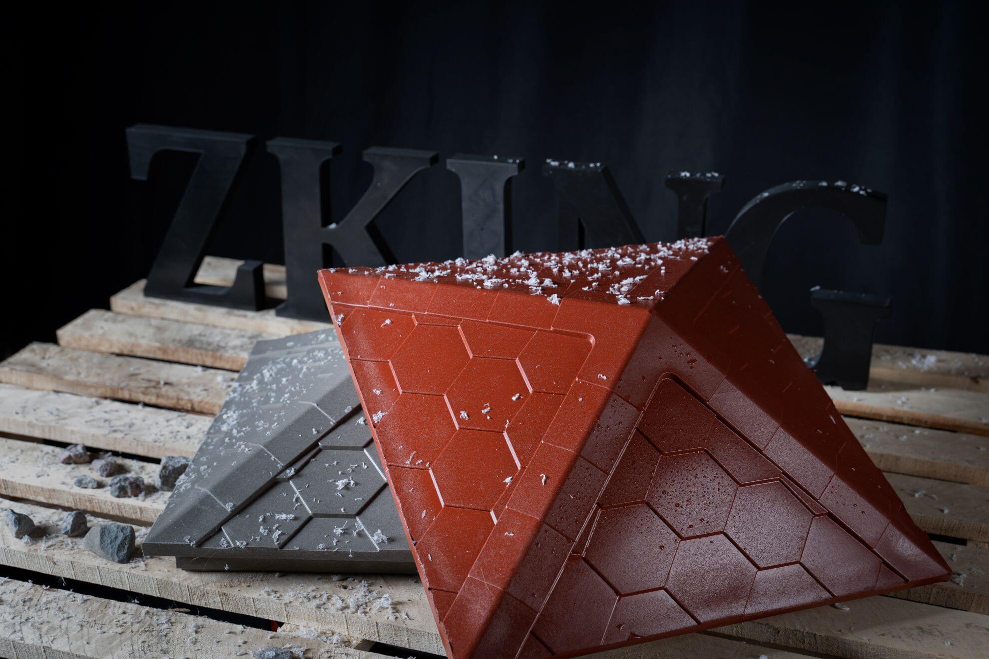 Колпак Zking Эверест Красный на столб 1.5х1.5 кирпича (390х390мм) в Обнинске фото