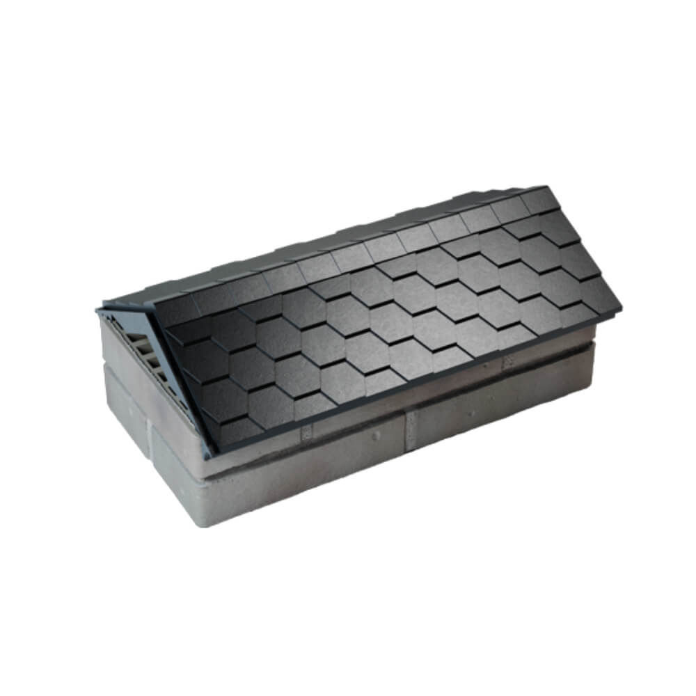 Парапет Zking Эверест Черный с посадкой на 1 кирпич (200/225/255мм) в Обнинске фото