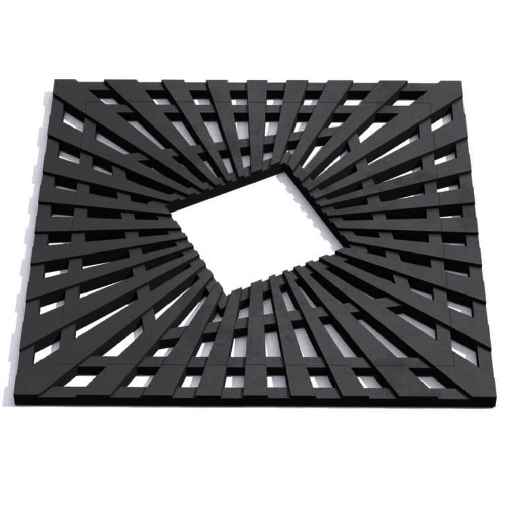 Приствольная решетка для дерева ZKING ATMOSPHERE 1.2х1.2м Черная Обнинск фото