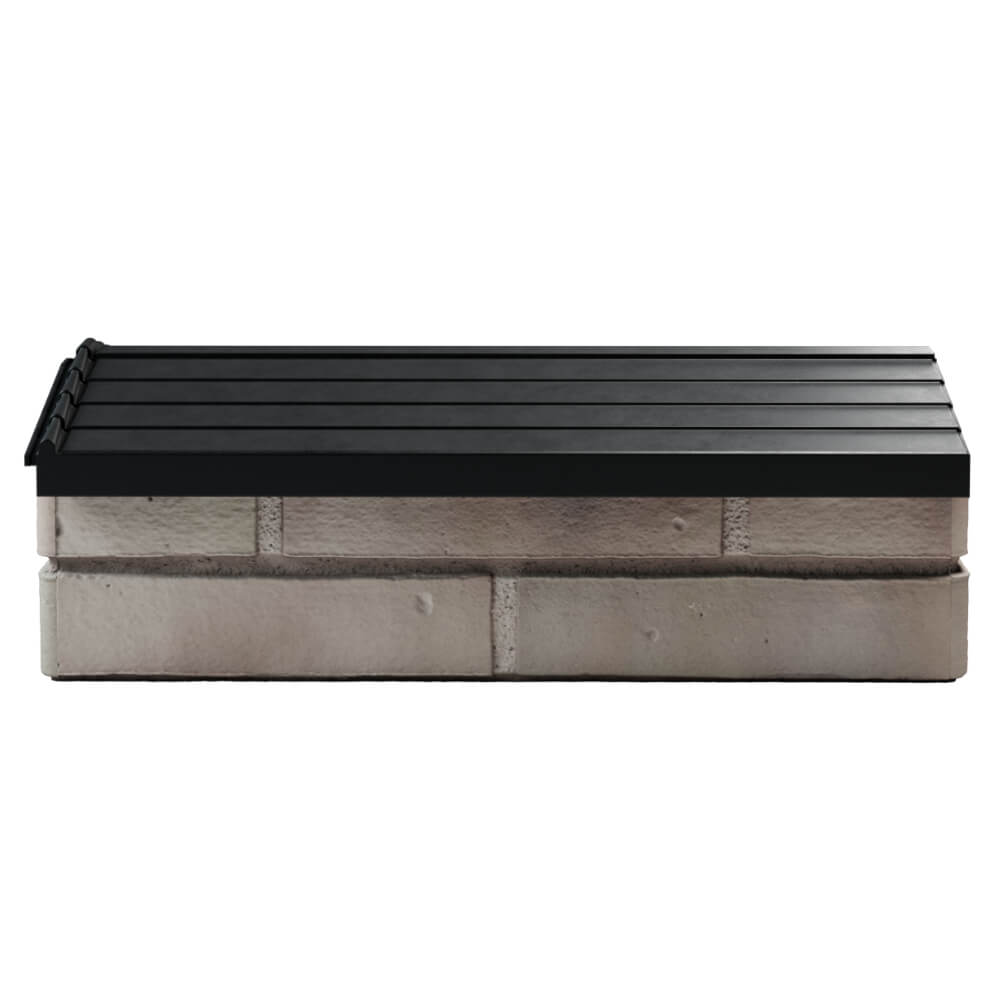 Парапет Zking Бона ХайТек Черный с посадкой на 1 кирпич (200/225/255мм) в Обнинске фото