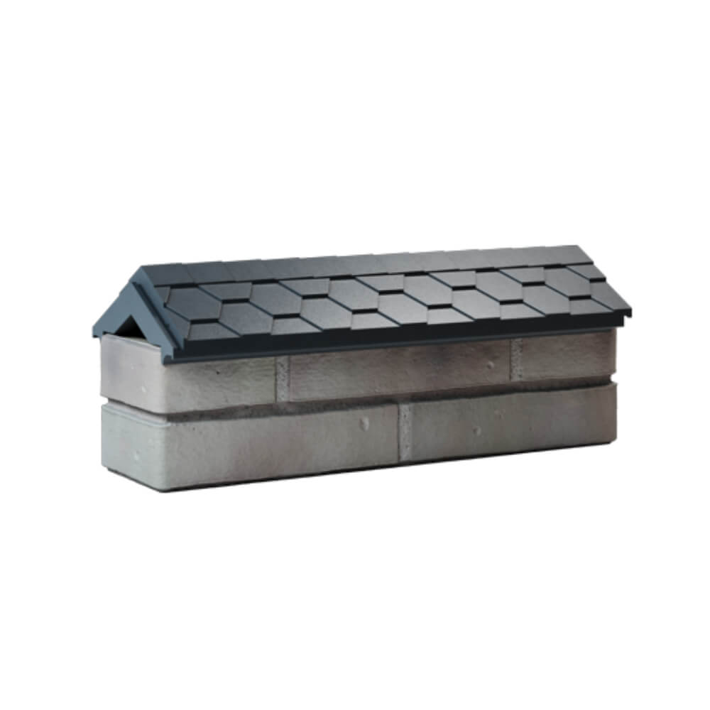 Парапет Zking Эверест Серый с посадкой на 0.5 кирпича (130мм) Обнинск фото