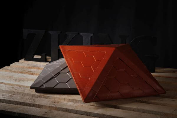 Колпак Zking Эверест Красный на столб 1.5х1.5 кирпича (390х390мм) в Обнинске фото