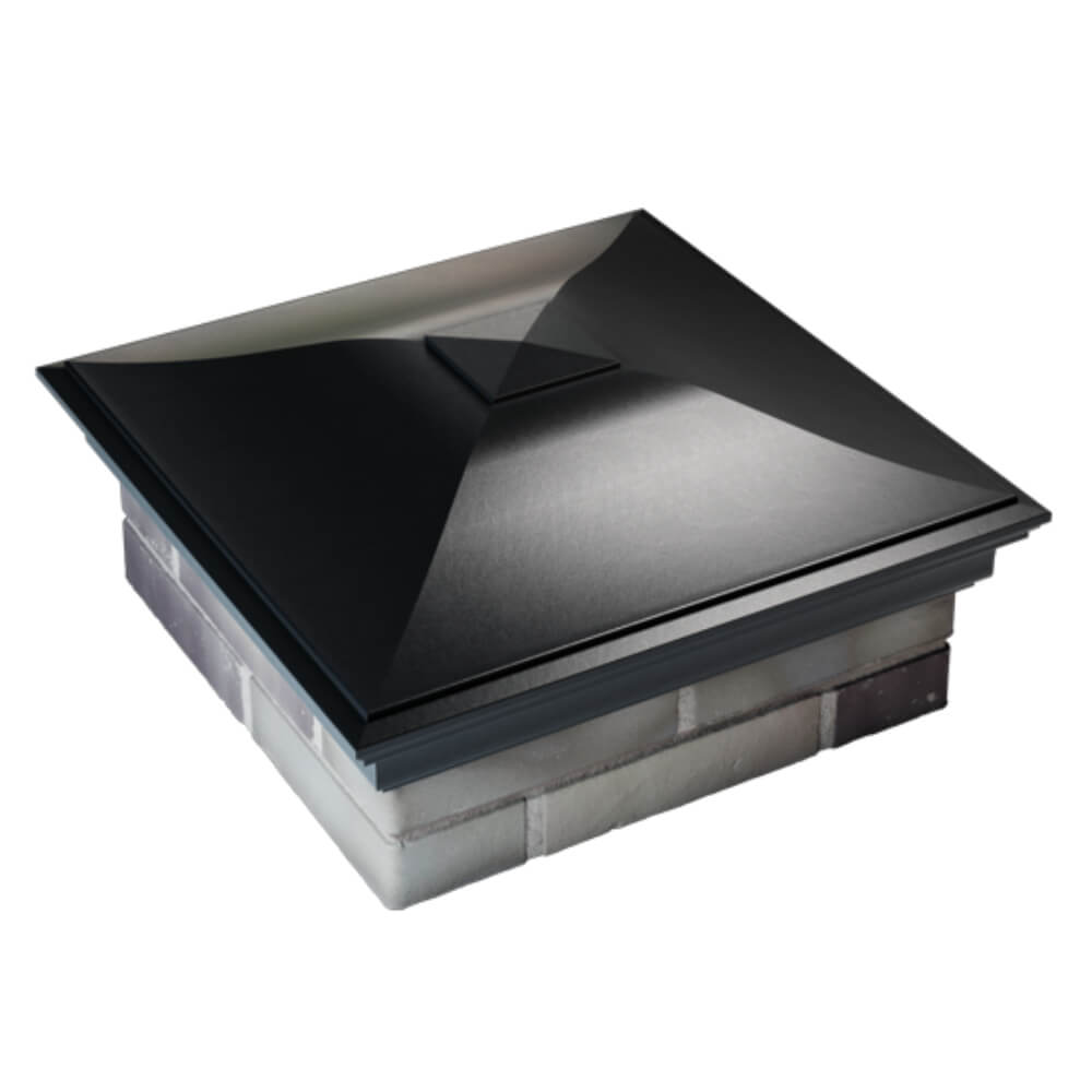 Колпак Zking Монблан Черный на столб 2х2 кирпича (515х515мм) Обнинск фото