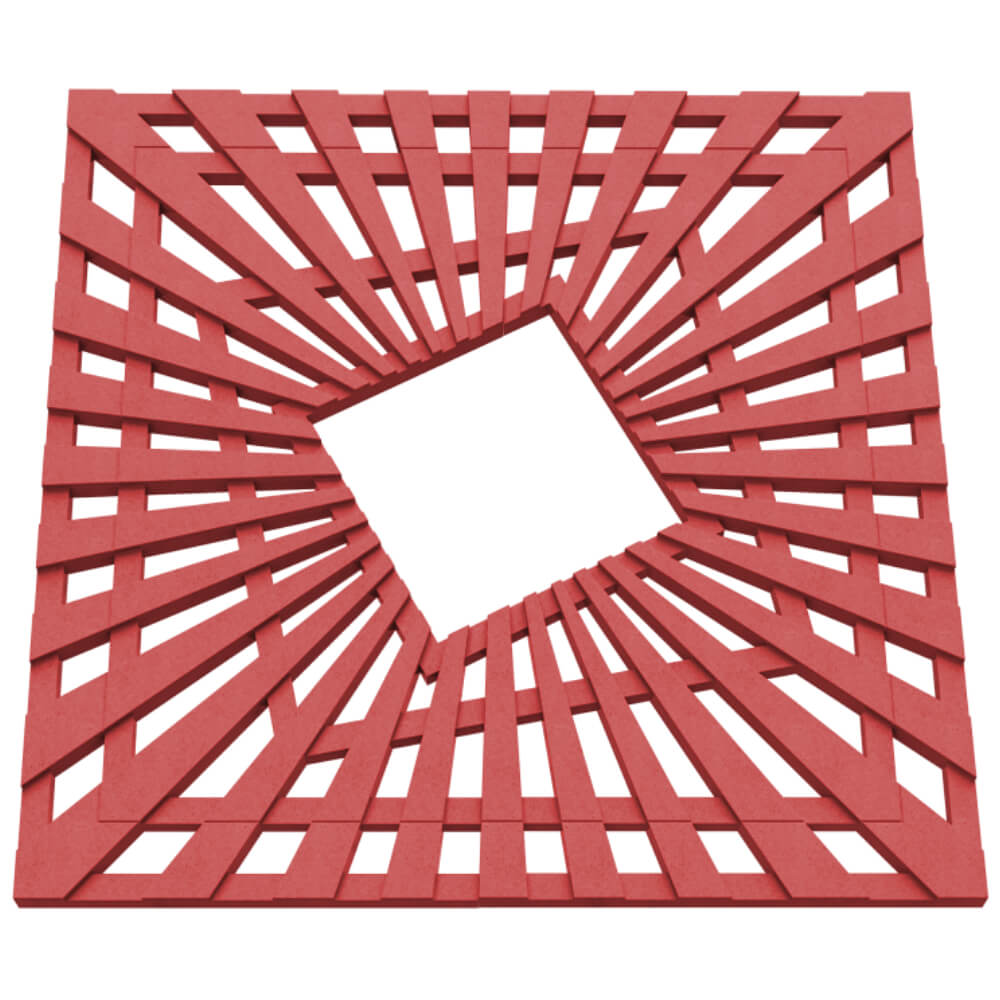 Приствольная решетка для дерева ZKING ATMOSPHERE 1.2х1.2м Красная в Обнинске фото