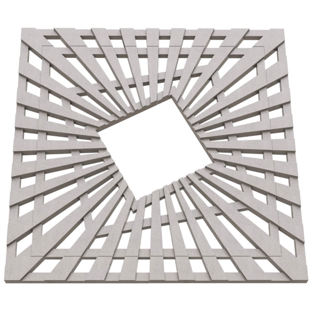 Приствольная решетка для дерева ZKING ATMOSPHERE 1.2х1.2м Бежевая в Обнинске фото