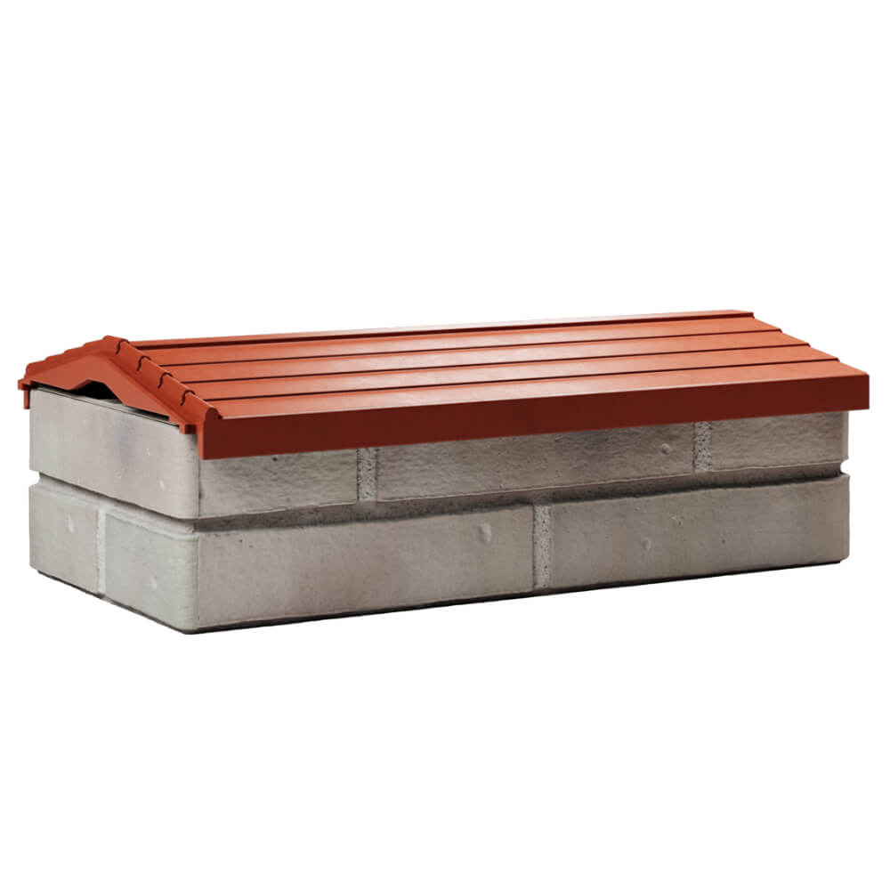 Парапет Zking Бона ХайТек Красный с посадкой на 1 кирпич (200/225/255мм) Обнинск фото