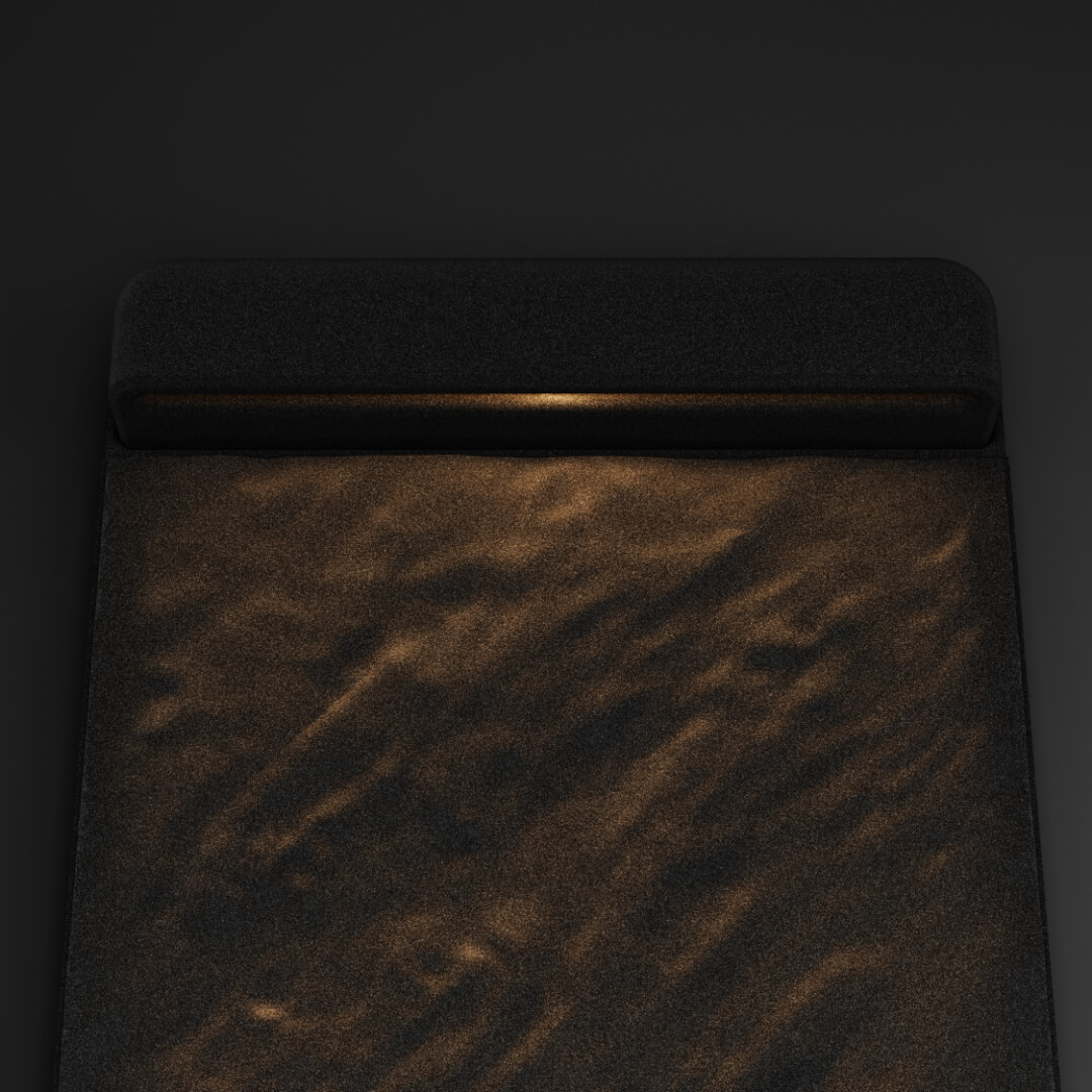 LED Светильник для шаговой плиты STONE Черный Сланец 330х75х98мм в Обнинске фото