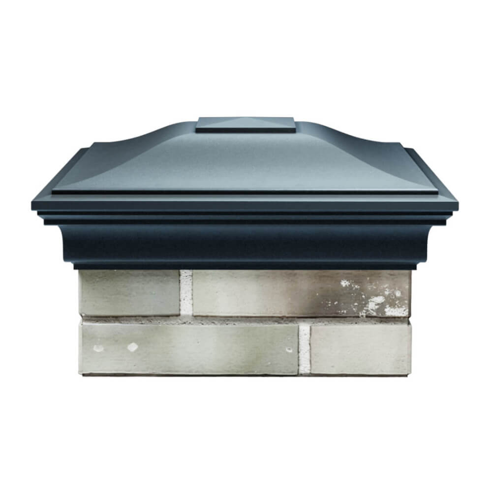 Колпак Zking Монблан Серый на столб 1.5х1.5 еврокирпича 0.7НФ (355х355мм) Обнинск фото