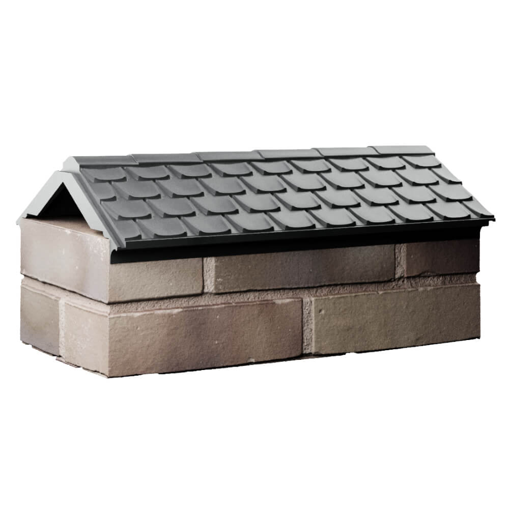 Парапет Zking Эльбрус Серый с посадкой на 1 кирпич (255мм) Обнинск фото