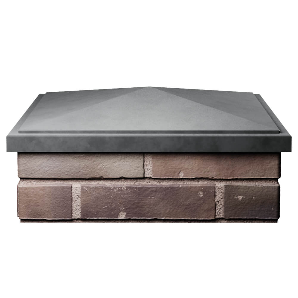 Колпак Zking БонаМоно Серый на столб 2х2 кирпича (515х515, 530х530мм) Обнинск фото