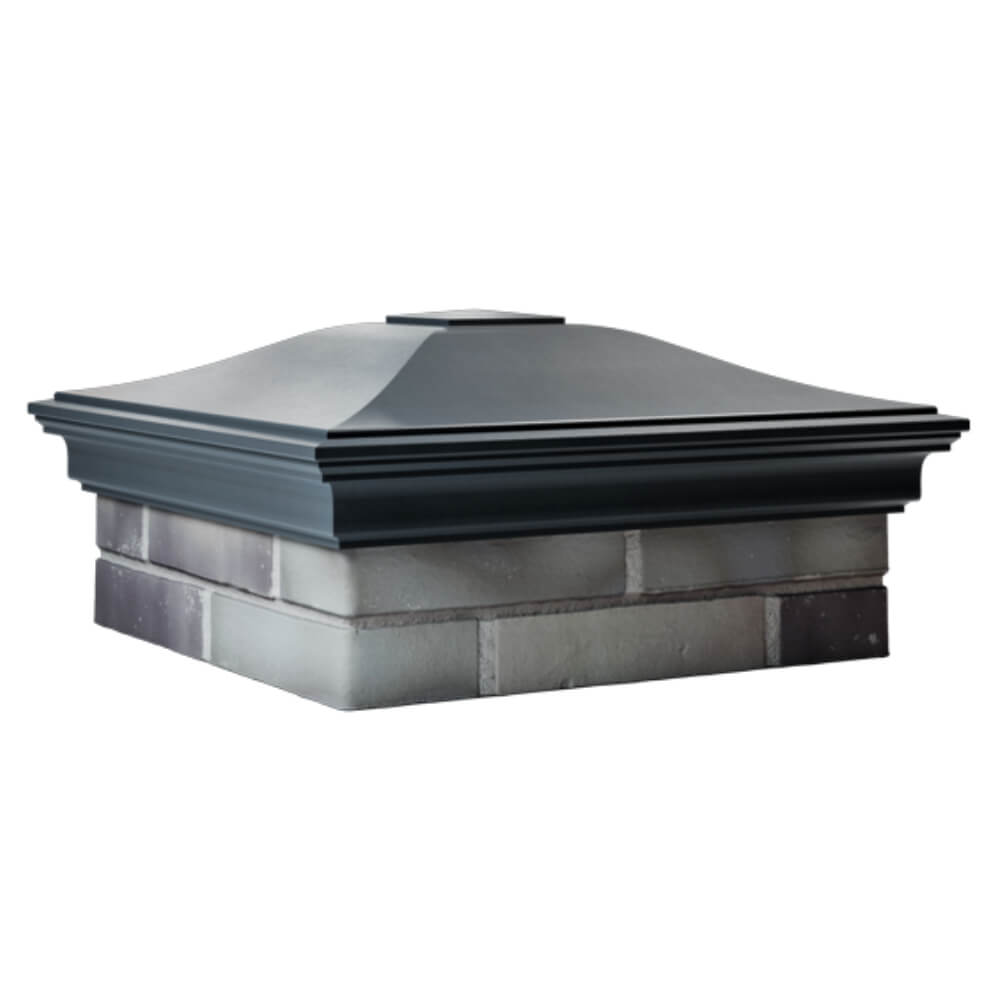 Колпак Zking Монблан Серый на столб 2х2 кирпича (515х515мм) в Обнинске фото