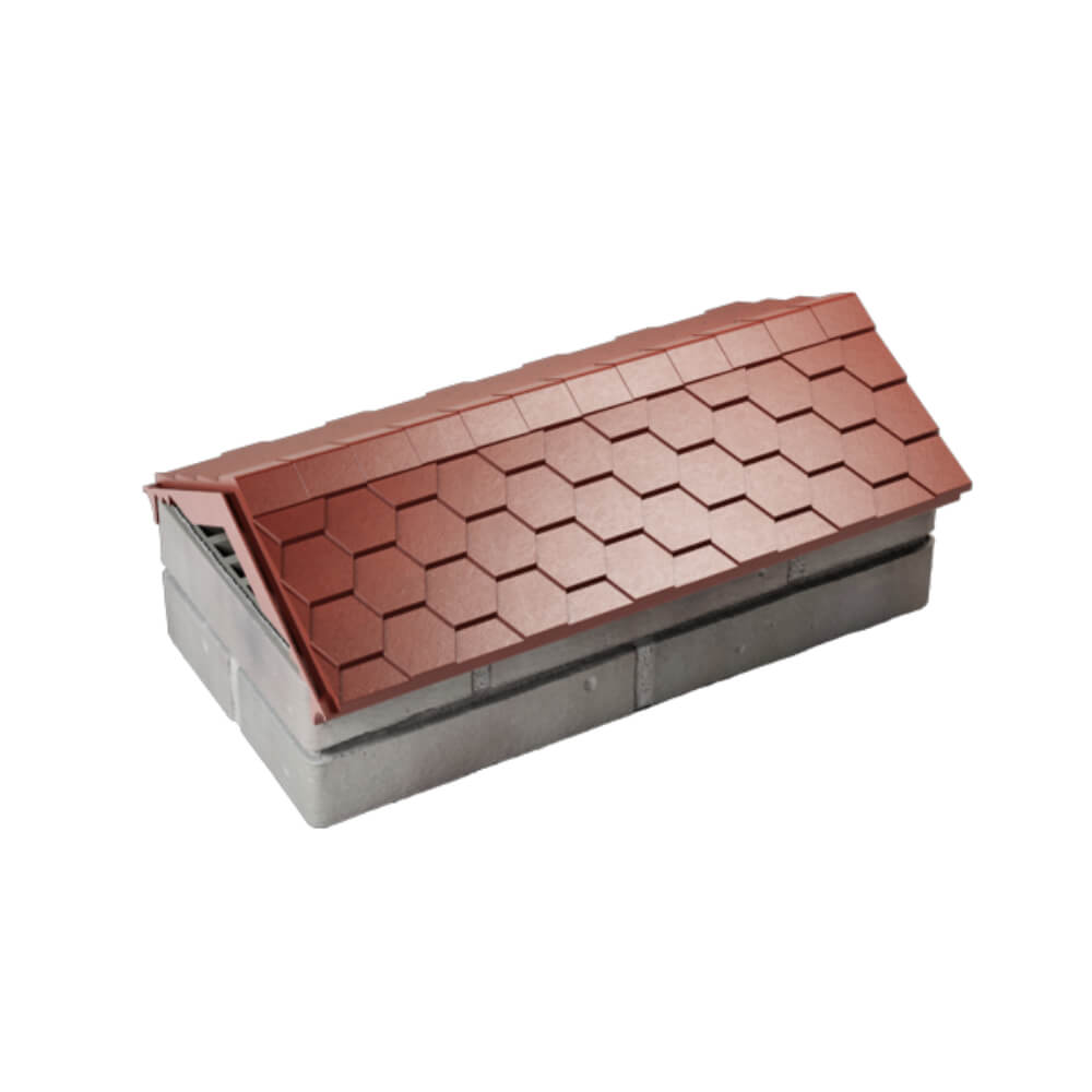 Парапет Zking Эверест Красный с посадкой на 1 кирпич (200/225/255мм) в Обнинске фото