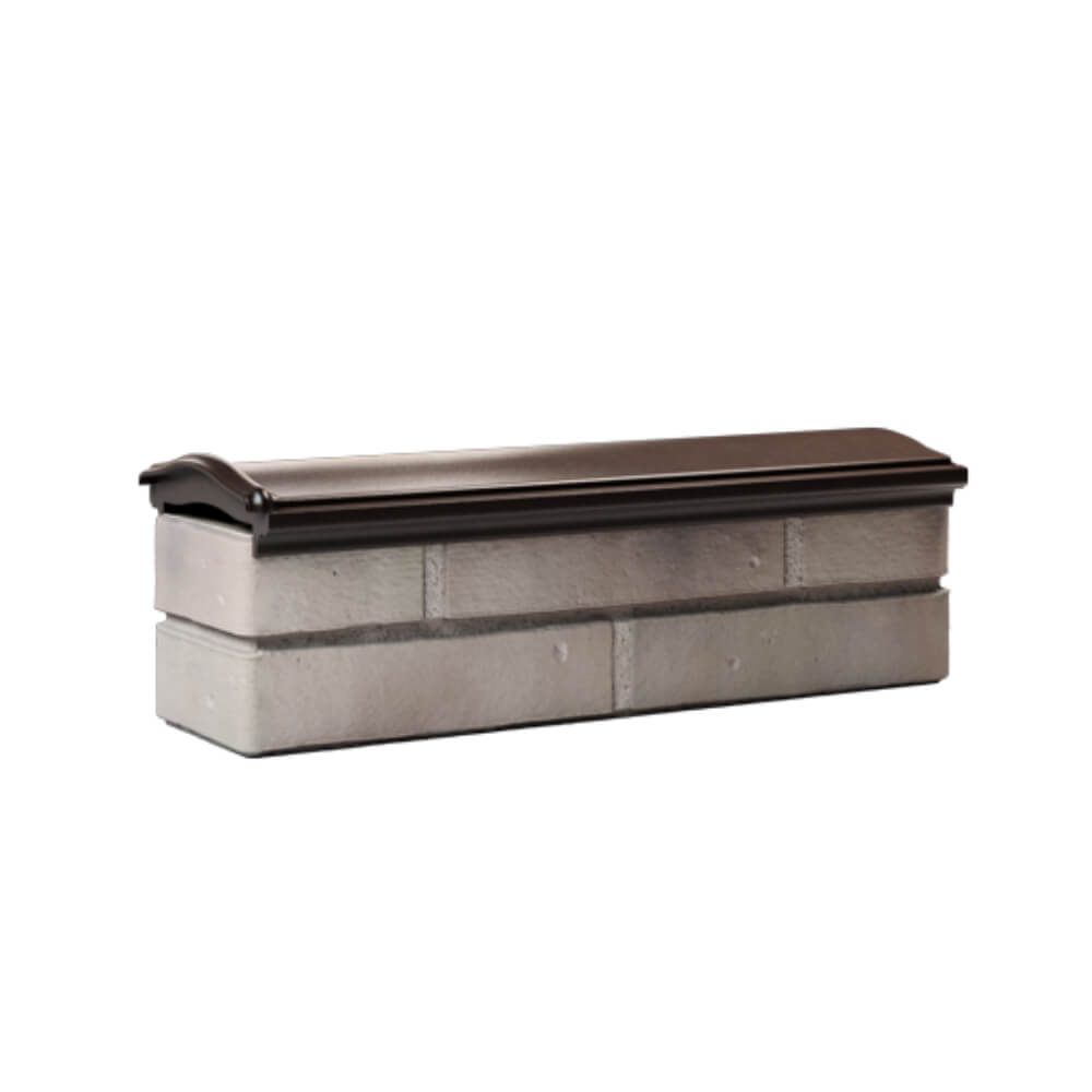 Парапет Zking Монблан Коричневый посадка на 0.5 кирпича (130мм) Обнинск фото