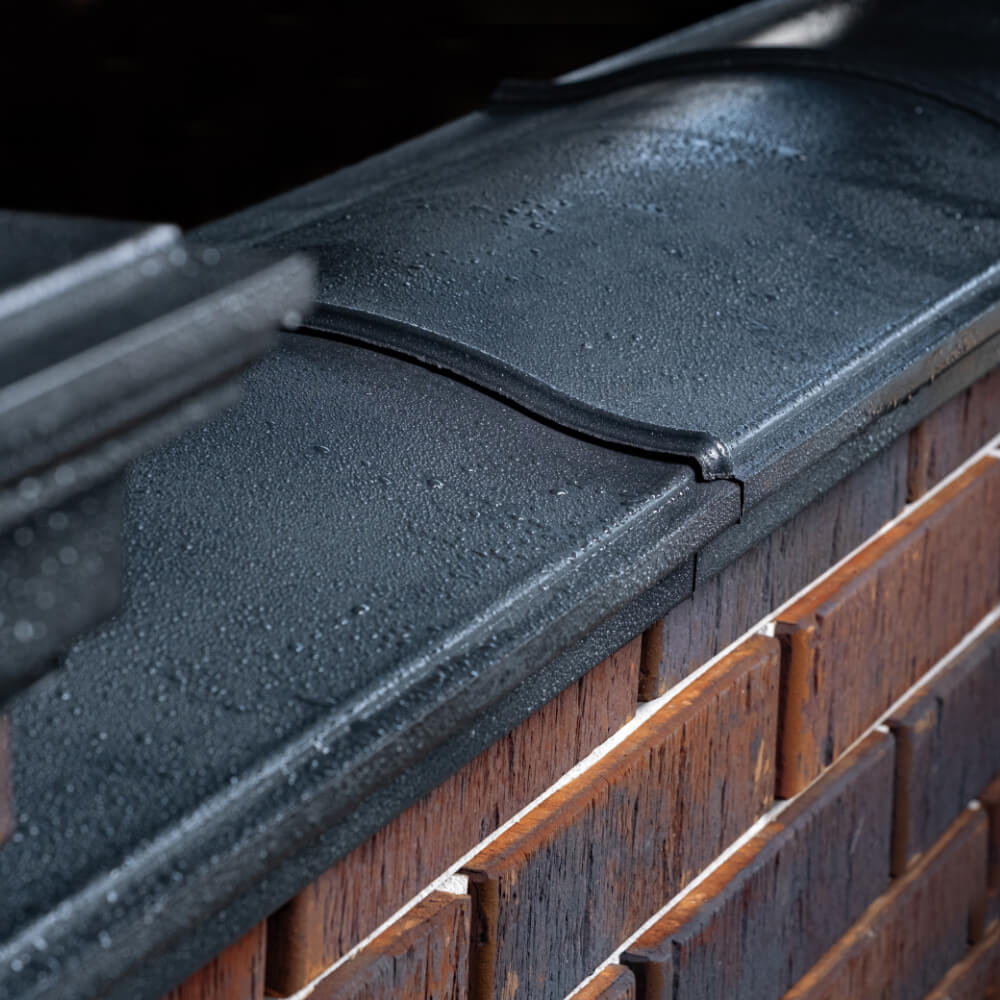 Парапет Zking Монблан Черный посадка на 0.5 кирпича (130мм) в Обнинске фото