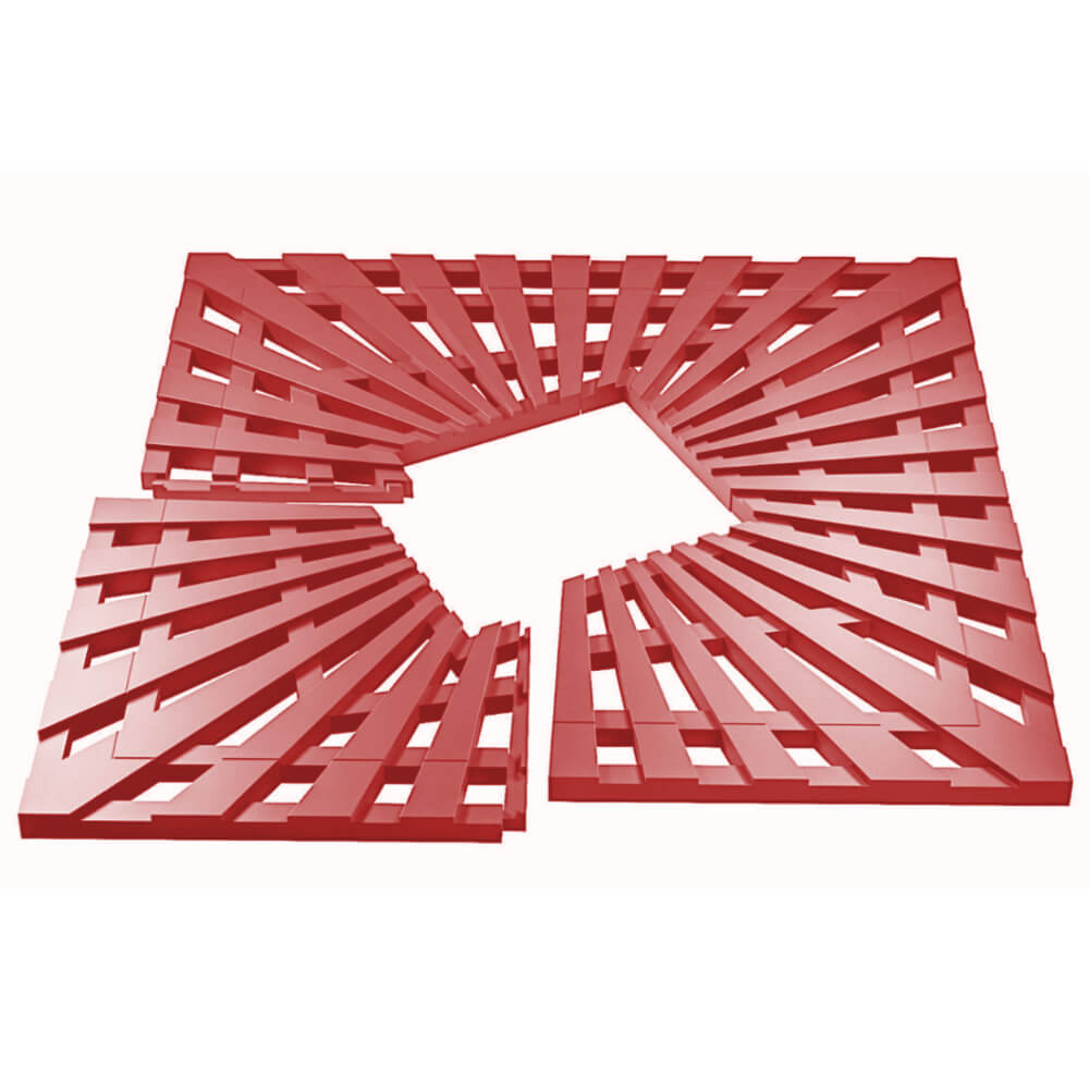 Приствольная решетка для дерева ZKING ATMOSPHERE 1.2х1.2м Красная в Обнинске фото