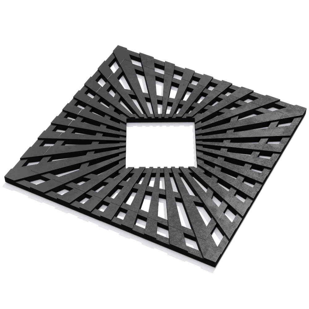 Приствольная решетка для дерева ZKING ATMOSPHERE 1.2х1.2м Черная в Обнинске фото