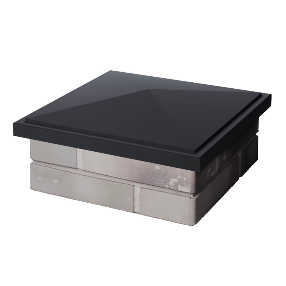 Колпак Zking БонаМоно Серый на столб 1.5х1.5 кирпича (385х385, 400х400мм) в Обнинске фото