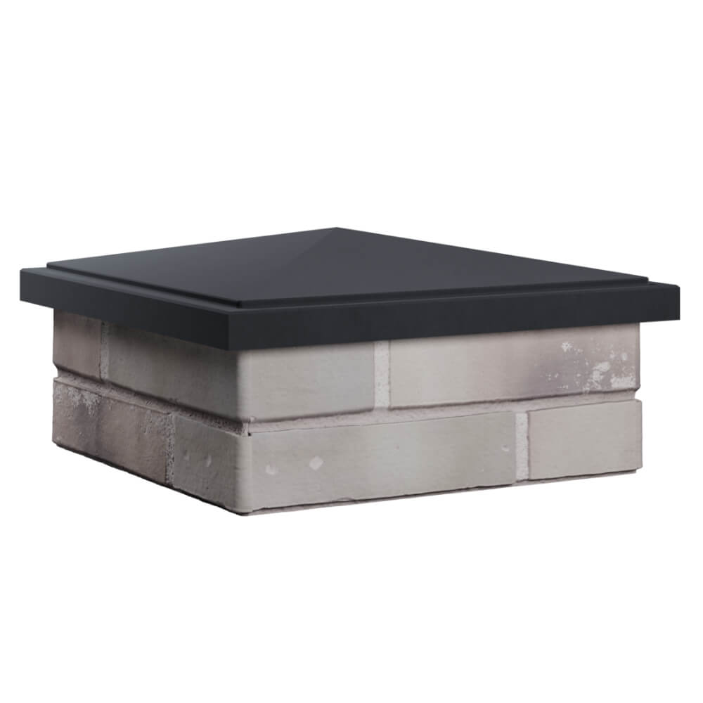 Колпак Zking БонаМоно Серый на столб 1.5х1.5 кирпича (385х385, 400х400мм) в Обнинске фото