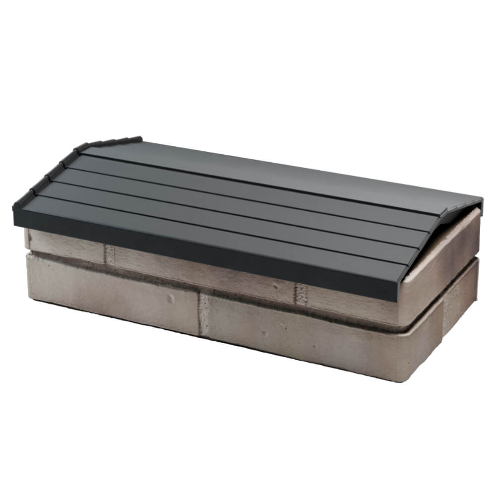 Парапет Zking Бона ХайТек Серый с посадкой на 1 кирпич (200/225/255мм) в Обнинске фото