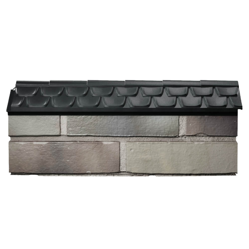 Парапет Zking Эльбрус Черный с посадкой на 0.5 кирпича (130мм) в Обнинске фото