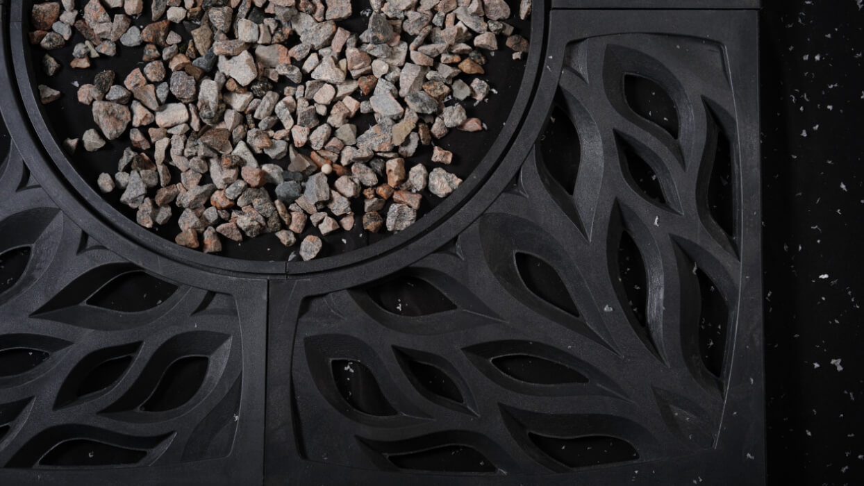 Приствольная решетка для дерева ZKING CRUST 1.2х1.2м Черная в Обнинске фото